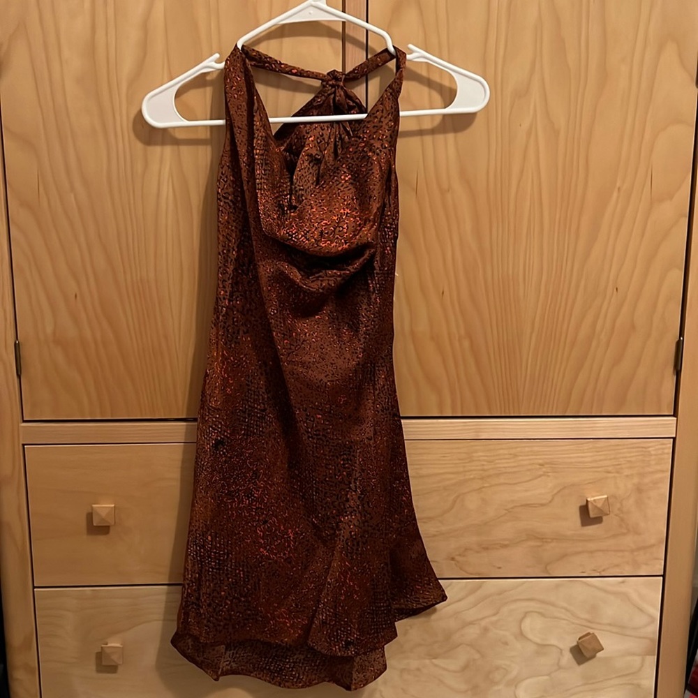 princess polly cowl neck mini dress